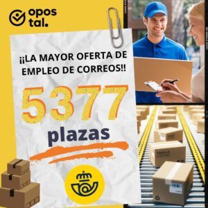 correos 5377 plazas