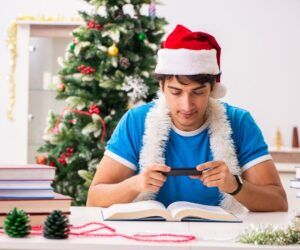 estudio en navidad